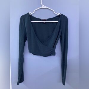 Victoria's Serect Long Sleeve Crop Top